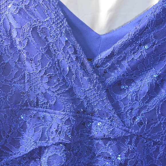 Stretch lace Dress with Sequins SZ 14P - Picture 7 of 7